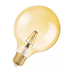 Żarówka LED Vintage 1906 LED CL GLOBE125 FIL GOLD 55 non-dim 6,5W/825 E27 4058075809406