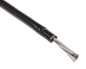 Przewód montażowy 1,5 mm² Czarny Lapp PVC 15 AWG 600 V dł. 100m +70°C Lista UL