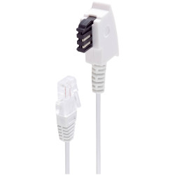 Shiverpeaks BS12-09156 DSL Cable 1 TAE-F plug 1 RJ45 plug 1.5 m White