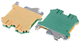 Blok uziemiający 26 → 12 AWG żyły: 2 Zielony/żółty Śruba RS PRO