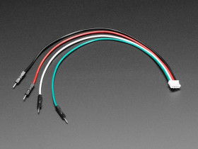 Adafruit JST PH 2mm 4-Pin to Male Header Cable - I2C STEMMA Cable - 200mm