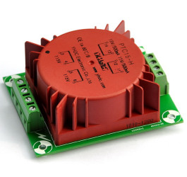 AUDIOWIND In 115/230Vac Out 2x15Vac 15 Watts(VA) Encapsulated Toroidal Power Transformer.