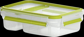 518103 EMSA CLIP &amp; GO food storage container green, 0.6 l