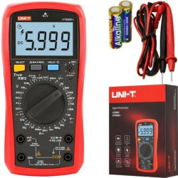 Miernik uniwersalny z pomiarem True RMS i funkcją LIVE multimetr cyfrowy z wyświetlaczem LCD UNI-T UT890D