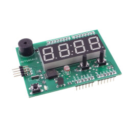 Moduł LED 4-cyfrowy z RTC i DS18B20 dla Arduino - zlutowany KIT AVT 1616
