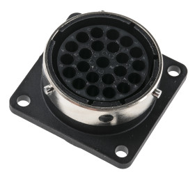 Złącze wielostykowe przemysłowe 23-pinowe Montaż na kołnierzu Wtyczka Souriau Sunbank by Eaton