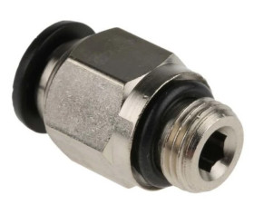 Adapter gwintowany prosty gwint – rura, 20 barów