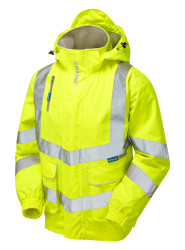 PULSAR HV Yellow Mesh Lined Bomber Jacke