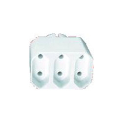 Rozgałęźnik elektryczny R-3PC 3-gn na płaską wtyczkę Elgotech