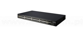 Edge-corE ECS4100-52T, Switch zarządzalny, 48x 10/100/1000 RJ-45, 4x 100/1000 SFP, 19"