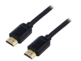Kabel HDMI wtyk z obu stron PVC HDCP 2.2, HDMI 2.0 2m czarny CAKGQ-B01