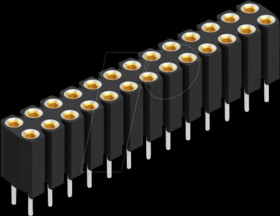 BL 6 26 Socket, 2-row, 2 x 13 - 2.54 mm