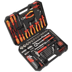 Siegen S01217 Electrician&#x27;s Tool Kit 90pc