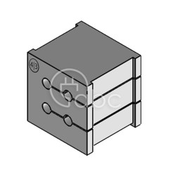 Moduł uszczelniający KT multi, mały, KT 4/3, z otworami 4x3-3 mm, 39915