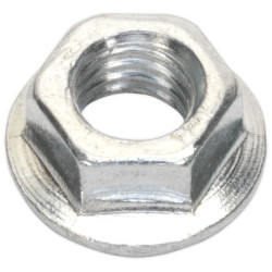 Sealey FN5 Flange Nut Serrated M5 Zinc DIN 6923 Pack of 100