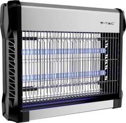 V-TAC VT-3216 11179 Lampa na owady światło UV 16 W (Ø x W) 354 mm x 93.5 mm aluminiowy, czarny 1 szt.