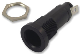 Oprawa bezpiecznikowa montowana w tablicach Montaż panelowy rozmiar: 6.3 x 32, 5 x 20mm 10A 500V ac Lutowie Schurter