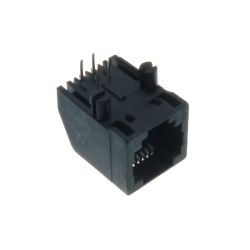 GNIAZDO TELEF. 6P4C06 KĄTOWE NISKIE RoHS