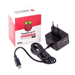 Raspberry Pi 15W USB-C Power Supply - EU Plug
