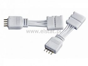 Złącze do taśm LED RGB z przew 4cm wtyk 4 pin