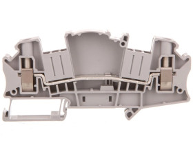 Złączka szynowa 2-przewodowa 6mm2 szara UTMED 6 3047413