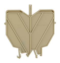 Ścianka koncowa Pokrywa końcowa Weidmuller wymiary styku 86.5 x 3mm Zaciski modułowe serii SAK Montaż bezpośredni