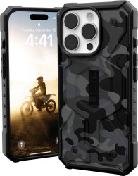 Urban Armor Gear Pathfinder SE MagSafe Case Futerał backcase Apple iPhone 16 Pro moro, Północ, szary moro Kompatybilny z