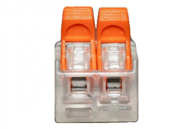 Szybkozłączka uniwersalna 0,14-4mm2 - 2 styki - opakowanie 10 szt.