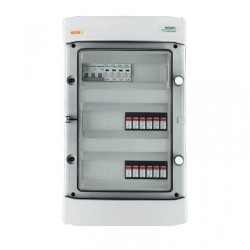 Skrzynka przył. DC+ AC z ogranicznikiem przepięć 1000V typu 2, 4x łańcuch PV, 4x MPPT// ogr. AC typ 2, 32A 3-F SH-884 DCAC