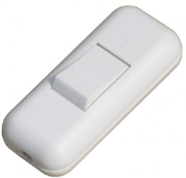 WL-01 przełącznik elektryczny przelotowy biały