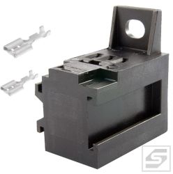 Gniazdo przekaźnika mikro;HFV6;30A; czarny;moźna łączyć ze sobą;WITTRIN