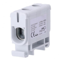 Złączka szynowa zgx 1x50 mm2 szara GEP-00045