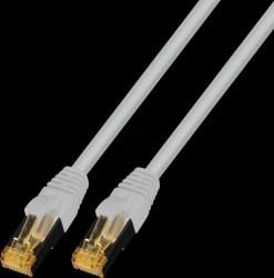 1822-0,25M-UF RJ45 patch cable Cat.6A S/FTP LSOH UltraFlex gray 0.25m