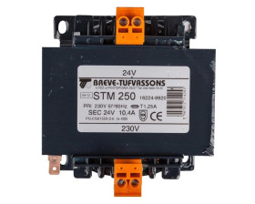 Transformator 1-fazowy bezpieczeństwa STM 250 230/ 24V 10,4A, Ta 40, 16224-9920