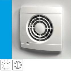 Wentylator domowy Vulkan VS100L+ klapka zwrotna, kontrolka LED, fi 100 mm, kolor biały