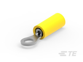 Zacisk oczkowy Ø , M2.5 izolowany średnica wew 2.84mm Żółty TE Connectivity