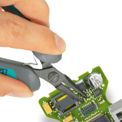 Szczypce elektroniczne Szczypce z okrągłymi końcówkami Phoenix Contact długość całkowita: 125 mm Stal