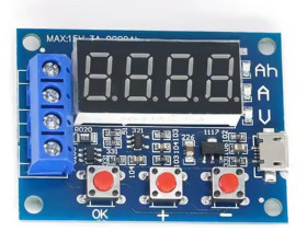 MIERNIK POJEMNOŚCI OGNIW TESTER AKUMULATORÓW BATERII 0-15V (MOD-ZB2L3) HW-586