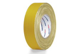 Taśma tkaninowa Żółty szerokość: 19mm grubość: 0.31mm długość: 10m Bawełna HellermannTyton