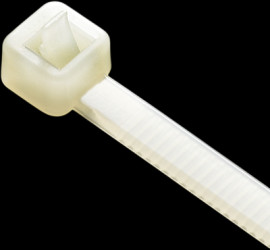 Cable tie, releasable, PA, (L x W) 250 x 4.8 mm, bundle-Ø 74 mm, natural, BYB-5-12H1556