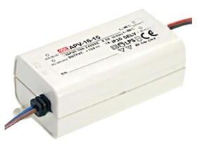 Zasilacz impulsowy, LED, 13W, 2,6A, 5VDC, 90...264VAC APV-16-5