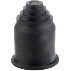 Transition grommet, (H) 37.5 mm, clamping range 6-16.5 mm, TPE, black, 15030014216