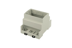Obudowa; na szynę DIN; ZD1004J ABS V0; ABS; 71,6mm; 89,8mm; 65,2mm; jasnoszary; Kradex; RoHS; bez uszczelki; UL94-V0