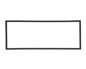 Ramka wypełniająca potrójna serii DECO czarny mat 12DRW-3