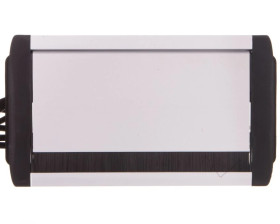 Gniazdo wpuszczane w blat 3x250V AC ze szczotką przeciwkurzową, ładowarką 2xUSB i przewodem 1,8m OR-AE-1362