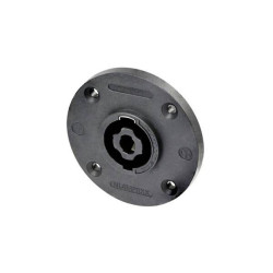 Neutrik NL4MPRXX Speakon Audio Socket 4-Pin Black Secure Locking