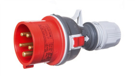 Wtyczka Przenośna 16A 5P 400V Czerwona Twist Wpp 16/5 Ip44 922070