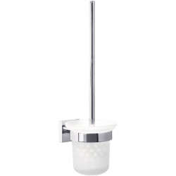 tesa 40233-00000-00 EKKRO toilet brush &amp; holder Adhesive metal elegant