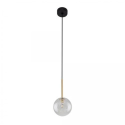 Lampa wisząca ze złotymi elementami NILOS czarno-złoty 1xG9 5941 TK Lighting