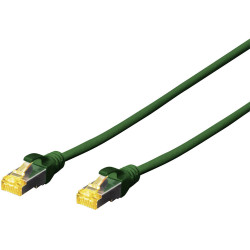 Digitus DK-1644-A-0025/G RJ45 Network cable CAT 6A green halogen-free 0.25 m